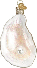 Load image into Gallery viewer, OLD WORLD CHRISTMAS OYSTERWITH PEARL NAUTICAL GLASS CHRISTMAS ORNAMENT 12454
