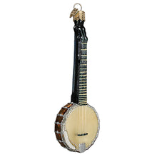 Load image into Gallery viewer, OLD WORLD CHRISTMAS BANJO GLASS MUSICAL INSTRUMENT CHRISTMAS ORNAMENT 38038
