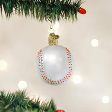 Load image into Gallery viewer, OLD WORLD CHRISTMAS BASEBALL GLASS SPORTS CHRISTMAS ORNAMENT 44015
