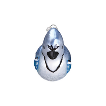 Load image into Gallery viewer, OLD WORLD CHRISTMAS BRIGHT BLUE JAY BLOWN GLASS CHRISTMAS ORNAMENT 16121
