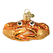 Load image into Gallery viewer, OLD WORLD CHRISTMAS CRAB LOUIE GLASS NAUTICAL COASTAL CHRISTMAS ORNAMENT 12022
