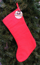 Load image into Gallery viewer, KSA SANTA CLAUS w/ SACK OF GIFTS NEEDLEPOINT STOCKING
