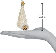 Load image into Gallery viewer, OLD WORLD CHRISTMAS WENTLETRAP SHELL NAUTICAL GLASS CHRISTMAS ORNAMENT 12652
