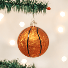 Load image into Gallery viewer, OLD WORLD CHRISTMAS BASKETBALL GLASS SPORTS CHRISTMAS ORNAMENT 44010
