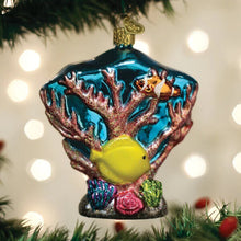 Load image into Gallery viewer, OLD WORLD CHRISTMAS CORAL REEF COASTAL NAUTICAL GLASS CHRISTMAS ORNAMENT 12597
