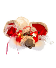 Load image into Gallery viewer, KURT ADLER 16" UL 10-LIGHT RED &amp; IVORY ANGEL CHRISTMAS TREE TOPPER UL2218
