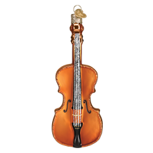 Load image into Gallery viewer, OLD WORLD CHRISTMAS CELLO GLASS MUSICAL INSTRUMENT CHRISTMAS ORNAMENT 38053
