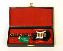 Load image into Gallery viewer, KURT S. ADLER BLACK ELECTRIC GUITAR w/CASE MUSICAL INSTRUMENT CHRISTMAS ORNAMENT
