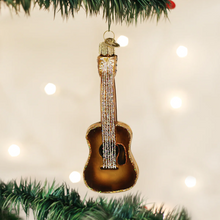 Load image into Gallery viewer, OLD WORLD CHRISTMAS GUITAR GLASS MUSICAL INSTRUMENT CHRISTMAS ORNAMENT 38010
