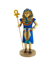 Load image into Gallery viewer, KURT ADLER  15" KING TUT NUTCRACKER CHRISTMAS TABLETOP DECOR NH0001
