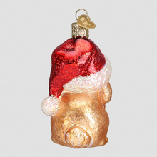 Load image into Gallery viewer, OLD WORLD CHRISTMAS CHRISTMAS BUNNY w/SANTA HAT GLASS CHRISTMAS ORNAMENT 12626

