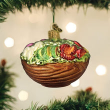 Load image into Gallery viewer, OLD WORLD CHRISTMAS BOWL OF SALAD GLASS CHRISTMAS ORNAMENT 32527
