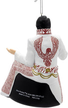 Load image into Gallery viewer, KURT ADLER 3.5" GLASS ELVIS PRESLEY HOLDING MIC &amp; SINGING XMAS ORNAMENT EP4241
