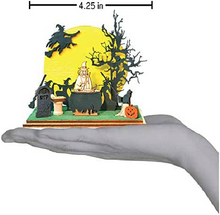 Load image into Gallery viewer, OLD WORLD CHRISTMAS GINGER COTTAGES WITCHES CONVENTION HALLOWEEN ORNAMENT 82010

