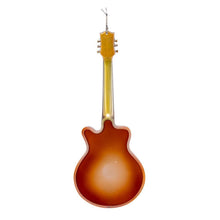 Load image into Gallery viewer, KURT ADLER HOLLOW BODY SUNBURST ELECTRIC GUITAR MUSICAL INSTRUMENT XMAS ORNAMENT
