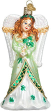 Load image into Gallery viewer, OLD WORLD CHRISTMAS IRISH ANGEL GLASS CHRISTMAS ORNAMENT 10218
