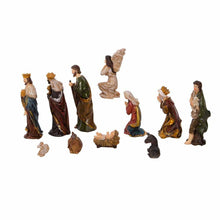 Load image into Gallery viewer, KURT ADLER 3.25" RESIN 11 PIECE HAND PAINTED NATIVITY SET CHRISTMAS DECOR N1019
