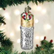 Load image into Gallery viewer, OLD WORLD CHRISTMAS BURRITO POPULAR MEXICAN WRAP GLASS CHRISTMAS ORNAMENT 32412
