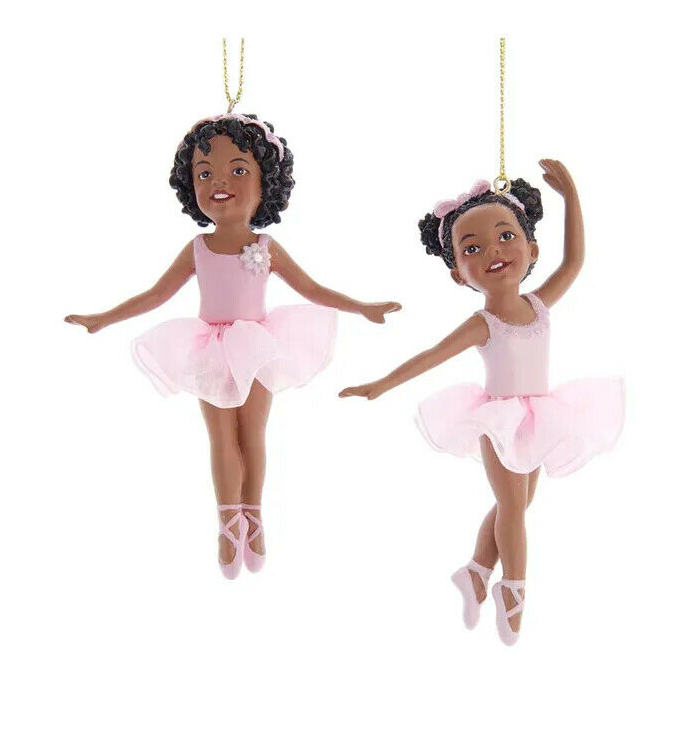 KURT ADLER SET OF 2 RESIN 4.25