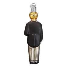 Load image into Gallery viewer, OLD WORLD CHRISTMAS BLONDE GROOM WEDDING GLASS CHRISTMAS ORNAMENT 24175
