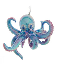 Load image into Gallery viewer, Kurt Adler 4" Resin Colorful Octopus Nautical Coastal Christmas Ornament E0987
