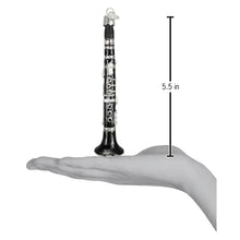 Load image into Gallery viewer, OLD WORLD CHRISTMAS CLARINET GLASS MUSICAL INSTRUMENT CHRISTMAS ORNAMENT 38026
