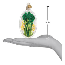 Load image into Gallery viewer, OLD WORLD CHRISTMAS ASPARAGUS GLASS CHRISTMAS ORNAMENT 28144
