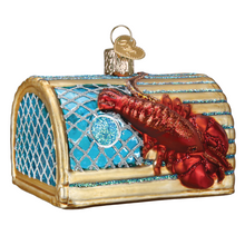 Load image into Gallery viewer, OLD WORLD CHRISTMAS LOBSTER TRAP GLASS CHRISTMAS NAUTICAL COASTAL ORNAMENT 44104
