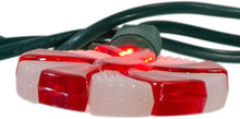 Load image into Gallery viewer, KURT ADLER RED LED PEPPERMINT SWIRL CANDY 20 LIGHT SET CHRISTMAS LIGHTS UL0147

