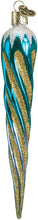 Load image into Gallery viewer, OLD WORLD CHRISTMAS BLUE SHIMMERING ICICLE GLASS CHRISTMAS ORNAMENT 34005-BLUE
