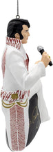 Load image into Gallery viewer, KURT ADLER 3.5" GLASS ELVIS PRESLEY HOLDING MIC &amp; SINGING XMAS ORNAMENT EP4241
