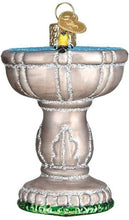 Load image into Gallery viewer, OLD WORLD CHRISTMAS BIRDBATH BLOWN GLASS CHRISTMAS ORNAMENT 16131
