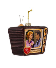 Load image into Gallery viewer, KURT ADLER "I LOVE LUCY" 60th ANNIVERSARY TV RETRO GLASS CHRISTMAS ORNAMENT
