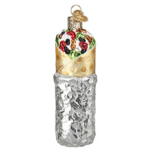 Load image into Gallery viewer, OLD WORLD CHRISTMAS BURRITO POPULAR MEXICAN WRAP GLASS CHRISTMAS ORNAMENT 32412
