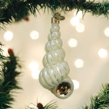 Load image into Gallery viewer, OLD WORLD CHRISTMAS WENTLETRAP SHELL NAUTICAL GLASS CHRISTMAS ORNAMENT 12652
