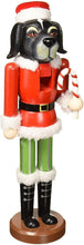 Load image into Gallery viewer, SANTA'S WORKSHOP 14" WOODEN CHRISTMAS DOG NUTCRACKER CHRISTMAS DECORATION 70771
