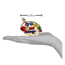 Load image into Gallery viewer, OLD WORLD CHRISTMAS ARTIST PALETTE GLASS CHRISTMAS ORNAMENT 36065
