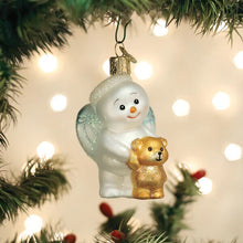 Load image into Gallery viewer, OLD WORLD CHRISTMAS BABY SNOW ANGEL GLASS CHRISTMAS ORNAMENT 24222
