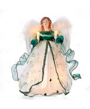 Load image into Gallery viewer, KURT ADLER 12" UL 10-LIGHT IRISH  ANGEL TREETOP DECORATION UL1081
