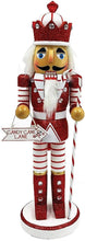 Load image into Gallery viewer, SANTA'S WORKSHOP 14" WOODEN CANDY CANE KING CHRISTMAS NUTCRACKER 70173
