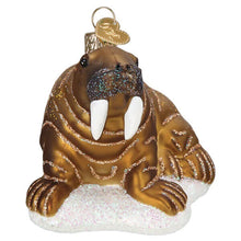Load image into Gallery viewer, OLD WORLD CHRISTMAS WALRUS GLASS NAUTICAL COASTAL CHRISTMAS ORNAMENT 12674
