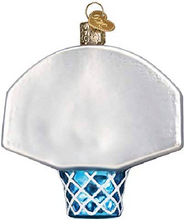 Load image into Gallery viewer, OLD WORLD CHRISTMAS BASKTEBALL HOOP BLOWN GLASS CHRISTMAS ORNAMENT 44164
