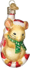 Load image into Gallery viewer, OLD WORLD CHRISTMAS CHRISTMAS MOUSE BLOWN GLASS CHRISTMAS ORNAMENT 12637
