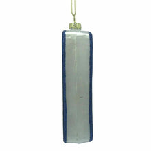 Load image into Gallery viewer, KURT ADLER 4" USA PASSPORT TRAVEL GLASS CHRISTMAS ORNAMENT J8540
