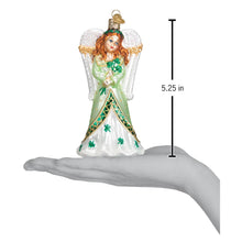 Load image into Gallery viewer, OLD WORLD CHRISTMAS IRISH ANGEL GLASS CHRISTMAS ORNAMENT 10218
