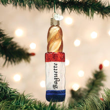 Load image into Gallery viewer, OLD WORLD CHRISTMAS BAGUETTE FRENCH BREAD GLASS CHRISTMAS ORNAMENT 32312
