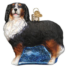 Load image into Gallery viewer, OLD WORLD CHRISTMAS BERNESE MOUNTAIN DOG GLASS CHRISTMAS ORNAMENT 12379
