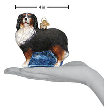 Load image into Gallery viewer, OLD WORLD CHRISTMAS BERNESE MOUNTAIN DOG GLASS CHRISTMAS ORNAMENT 12379
