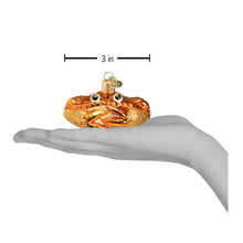 Load image into Gallery viewer, OLD WORLD CHRISTMAS CRAB LOUIE GLASS NAUTICAL COASTAL CHRISTMAS ORNAMENT 12022
