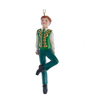 Load image into Gallery viewer, KURT ADLER 5&quot; RESIN HAND PAINTED IRISH STEP DANCING BOY XMAS ORNAMENT E0602
